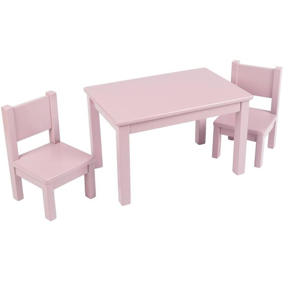 Ensemble Table Et Chaises Enfant Montessori Mauve Bruyère 1-4 Ans Mauve Bruyère