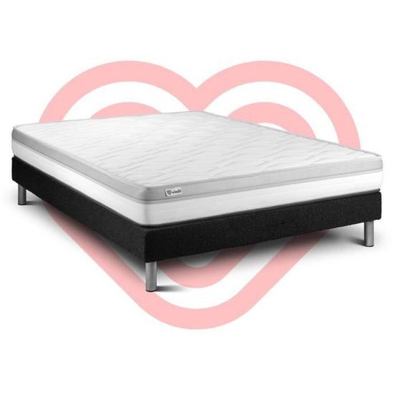 Ensemble VITAL RELAX - VITALIT - 180x200 cm - Ressorts ensachés - Mousse polyuréthane - Soutien ferme