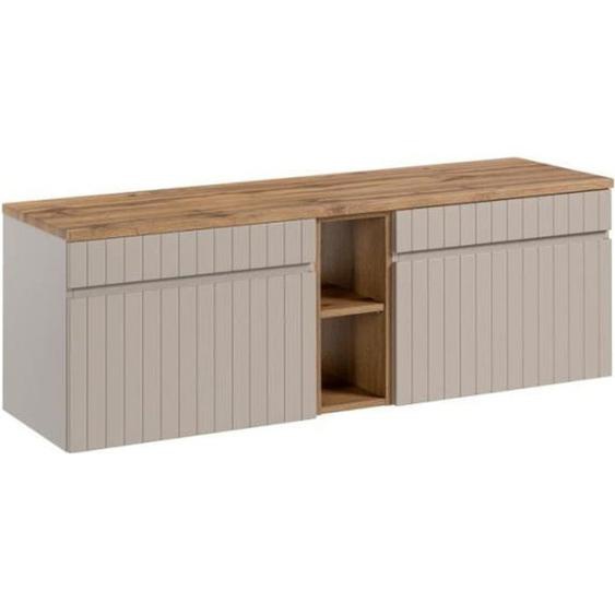 Ensembles salle de bain - Meubles sous vasque + 2 éléments - 140 cm - Emblematic Cashmere