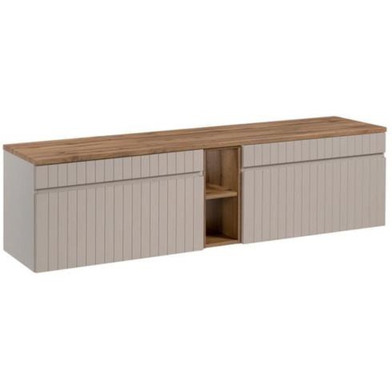 Ensembles salle de bain - Meubles sous vasques + 2 éléments - 180 cm - Emblematic Cashmere
