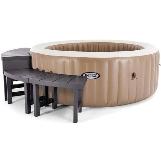 28515 - Pack 4 pieces 2 medium + 2 hautes entourage spa 4 places rond - Intex