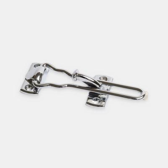 Entrebâilleur de porte rond chrome