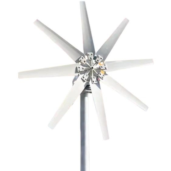 Éolienne, 3000 W, 8 pales, 48 V, avec contrôleur, 3000 W 8 pales