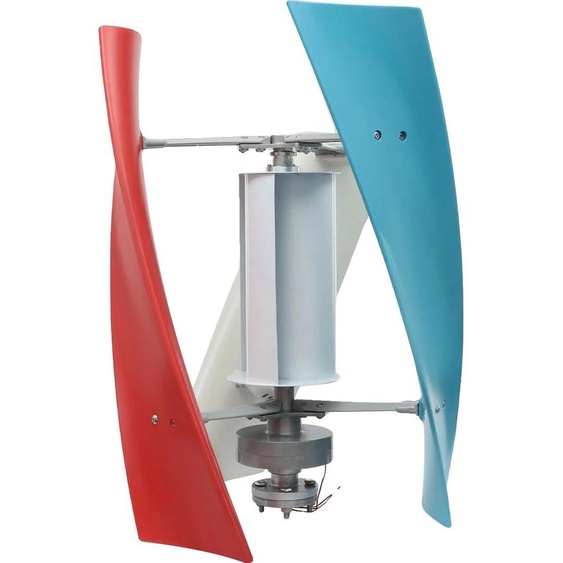 Eolienne, axe vertical, sortie de puissance 100W, BLANC