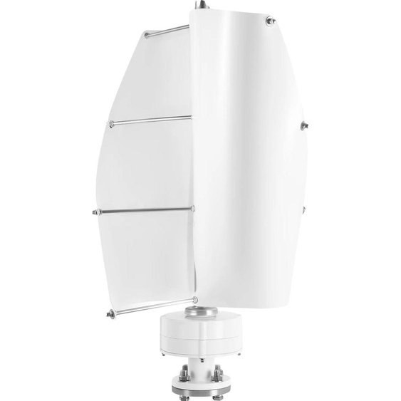 Éolienne, Design à axe vertical, Production dénergie efficace, BLANC, 100 W, 24V