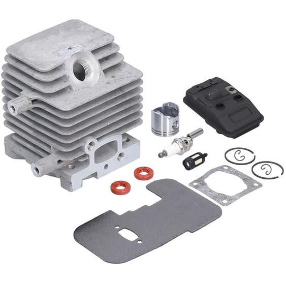 Eosnow - Jeu de Pistons de Cylindre, Kit de Joints de Silencieux Déchappement de Piston de Cylindre pour Débroussailleuse Stihl FS75 FS80 FS85 oem