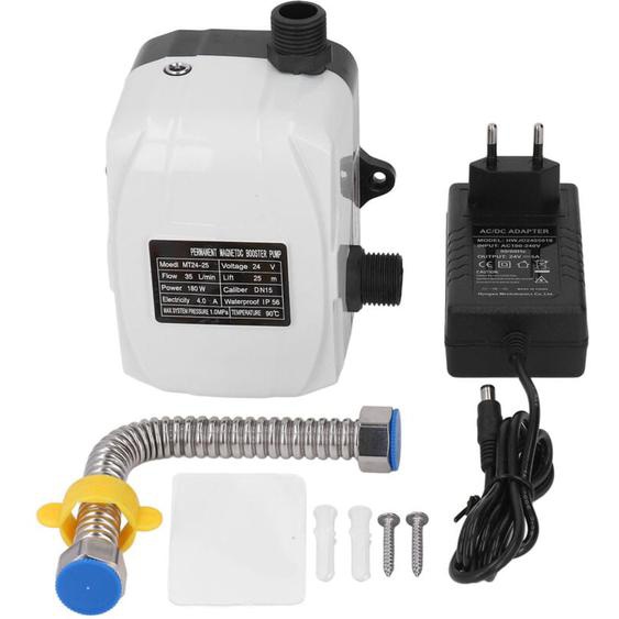 Eosnow - Pompe de surpression pression deau haute levée 180W pour évier de cuisine douche DC24V prise ue AC100-240V
