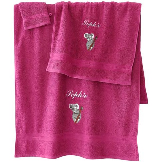 Éponge brodée koala personnalisé - 420 g/m² -