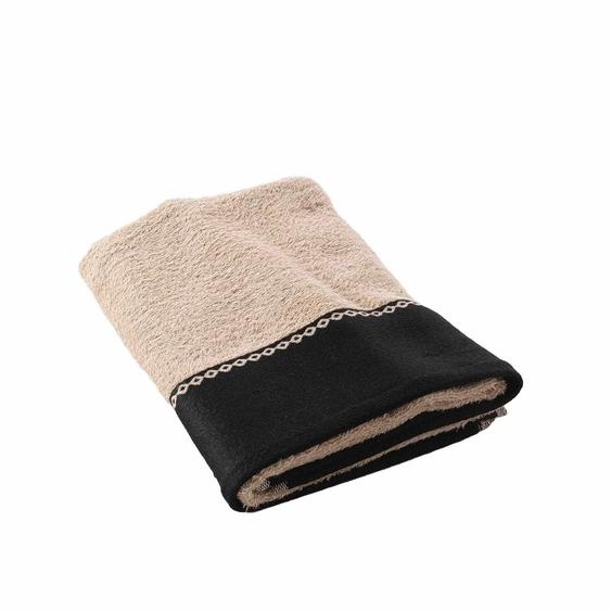 Éponge unie 450 g/m² liteau jacquard confort moelleux -