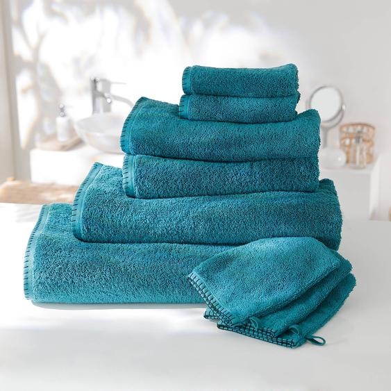 Eponge unie 540g/m2 confort luxe finition point de cheval -