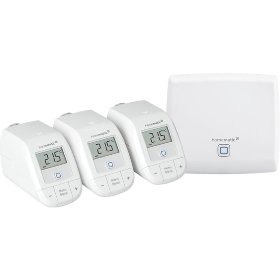 Kit de démarrage domotique eQ-3 AG « Heizen » blanc avec point daccès Homematic IP HmIP-HAP