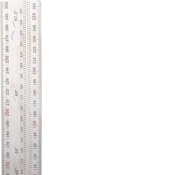 Équerre de précision 300 mm en acier inoxydable Marqueur dangle multifonctionnel pour le travail du bois et la construction