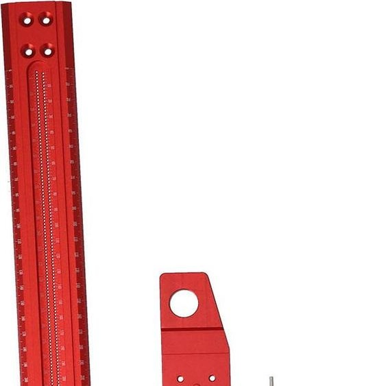 Équerre en T, traceur à angle droit, guide de marquage en aluminium pour le travail du verre et du bois, 500 mm