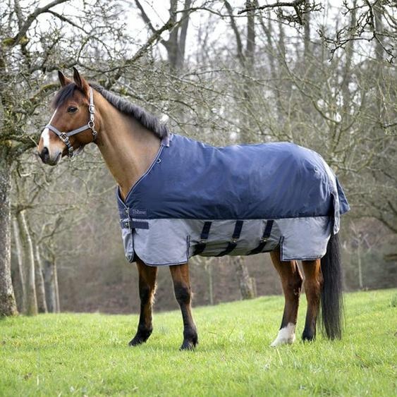 Equithème Tyrex 600D Belly Belt 300g - bleu marine/gris, 155