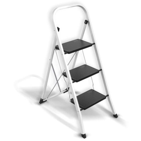 MSV - Escabeau 3 Marches pliant en Acier Max 150kg (46x71x105cm)