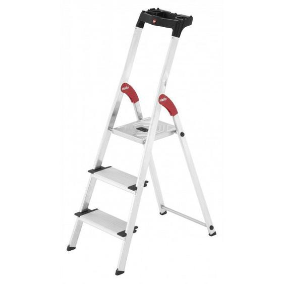 Escabeau professionnel 3 marches xxl alu Ht daccès 235 cm - ProfiStep xxl - Hailo