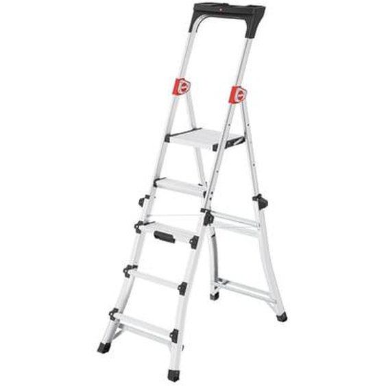 Escabeau télescopique Topline TL100 alu 3 / 5 marches