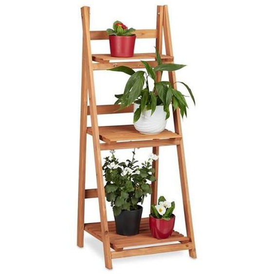 Escalier etagere meuble pour plantes bois 107 cm