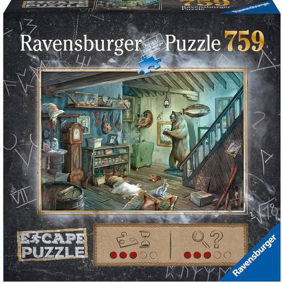 Escape Puzzle - La Cave De La Terreur Noir