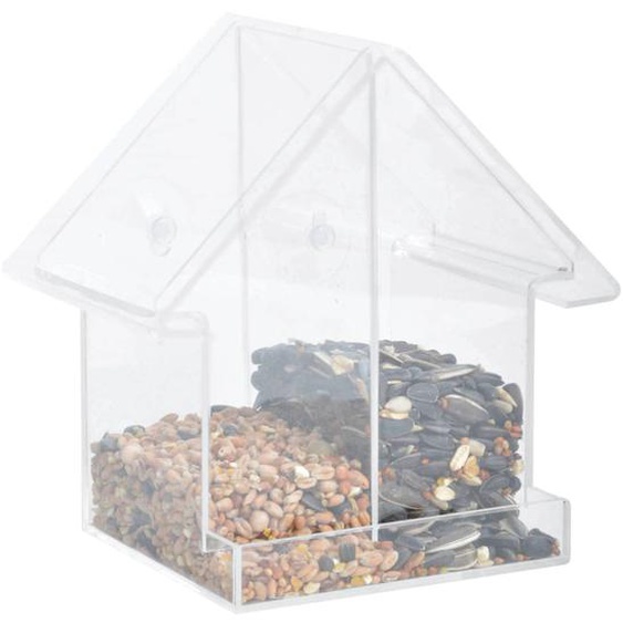 Esschert Design Mangeoire combi de fenêtre Acrylique