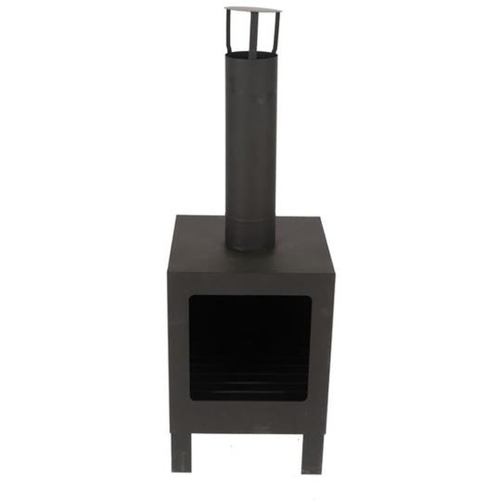 Cheminée dextérieur - Noir - L 38,1 x P 38 x H 104,5 cm