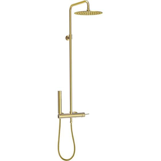 Essebagno - Colonne de douche mécanique Luisa or brossé