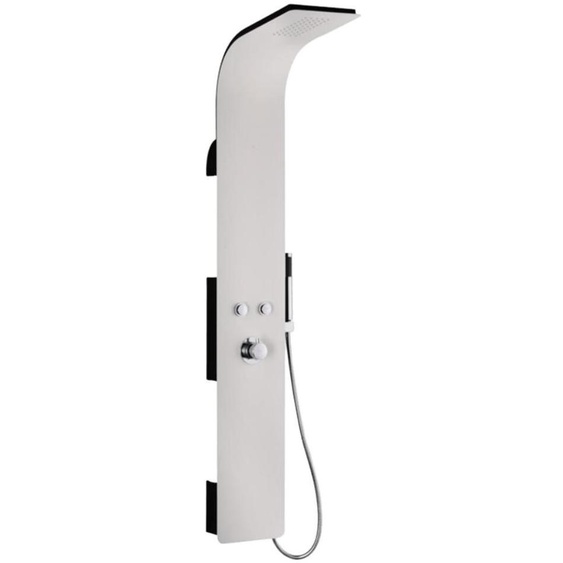 Esseblack and White panneau de douche mécanique blanc Essebagno