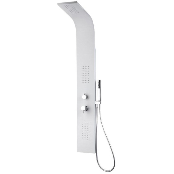 Esseflat panneau de douche mécanique blanc Essebagno