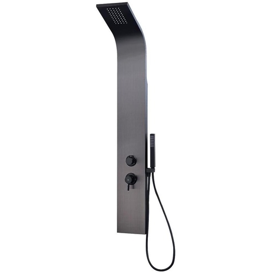 Essegun panneau de douche mécanique gris gun métal Essebagno