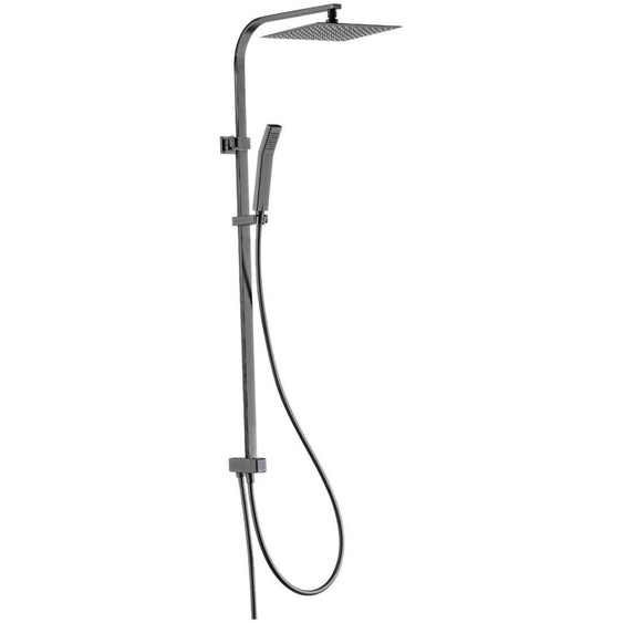 Essekadra colonne de douche sans mitigeur gris gun métal Essebagno