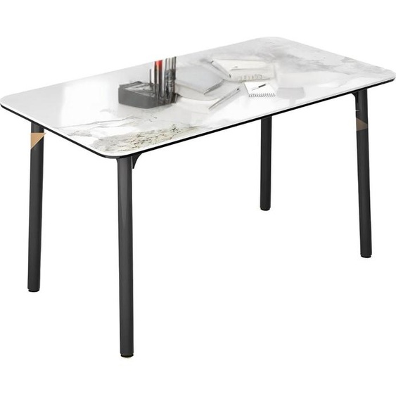 Esstisch Mandino - 4-6 Personen - Marmeroptik - Rechteckig - 140cm