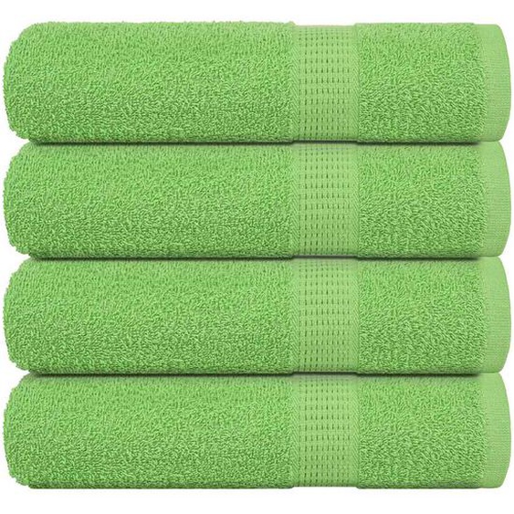 Essuie-mains FROGN 4 pcs vert pomme 50x100 cm 360 g/m²