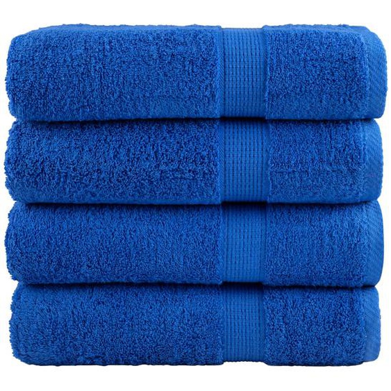Essuie-mains de qualité supérieure SOLUND 4 pcs bleu 600 g/m²