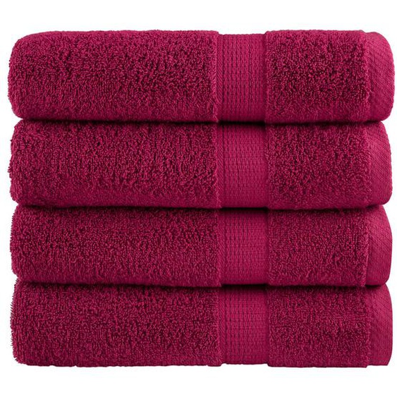Essuie-mains de qualité supérieure SOLUND 4 pcs bordeaux