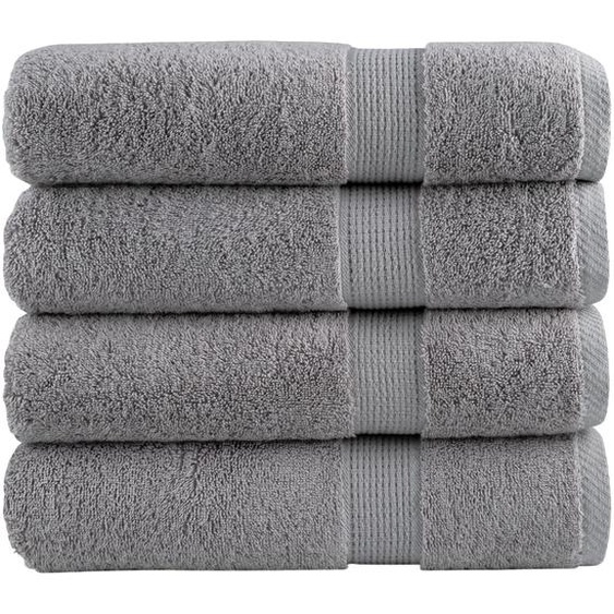 Essuie-mains de qualité supérieure SOLUND 4 pcs gris 600 g/m²