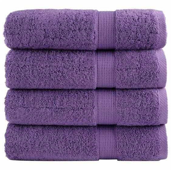 Essuie-mains de qualité supérieure SOLUND 4 pcs violet 600 g/m²