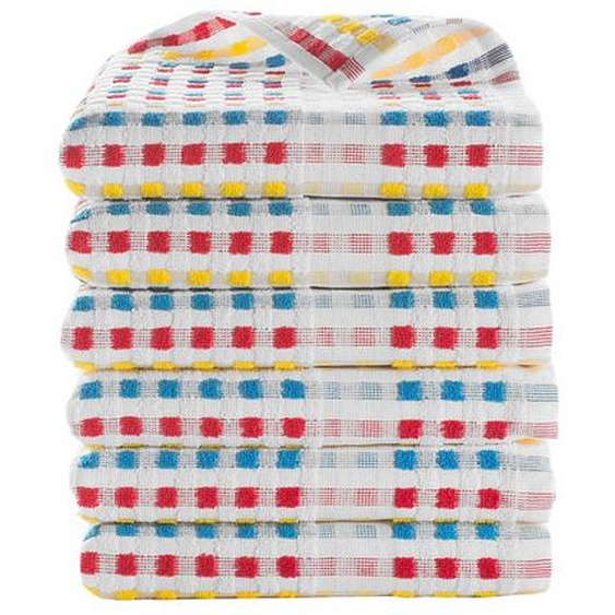 Essuie-mains éponge fond clair - Lots -