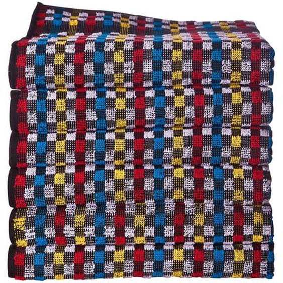 Essuie-mains éponge fond noir - lots -