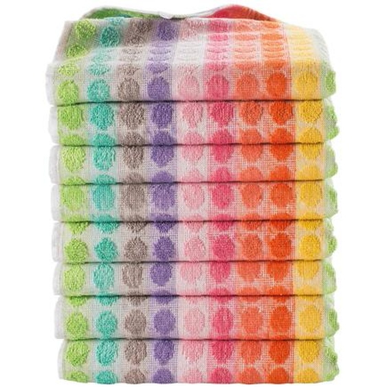 Essuie-mains Éponge Pois Rayures - Lots -