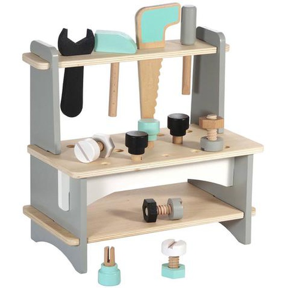 Établi De Bricolage Avec Outils En Bois Multicolore