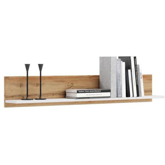 Etagère 100 cm blanc bois