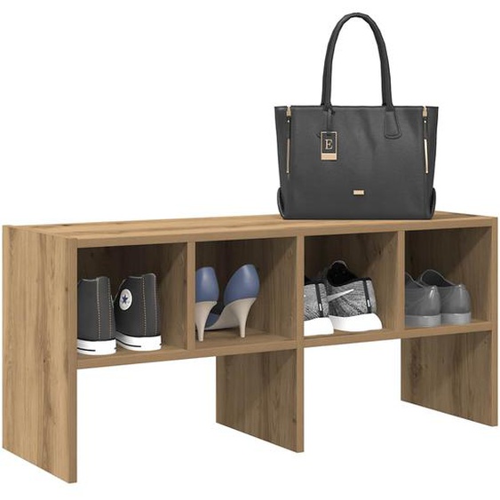 Étagère à chaussures empilable chêne artisanal 89,5x30x40 cm