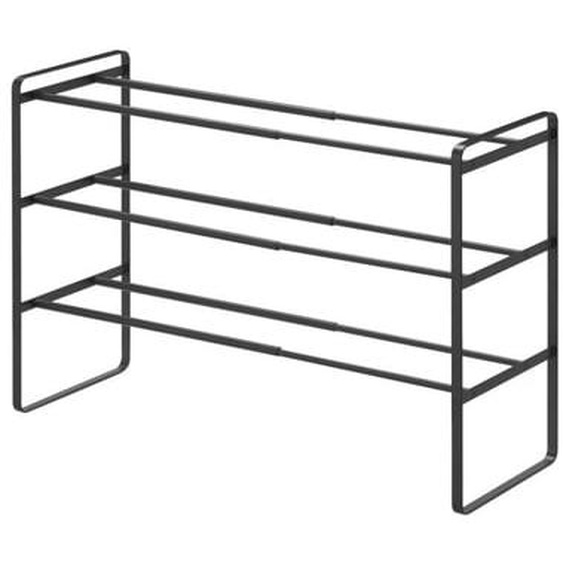 Etagère à chaussures extensible 3 niveaux Yamazaki Frame