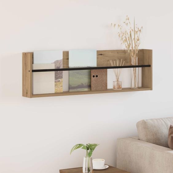 Étagère à magazines Chêne artisanal 100 x 12 x 30 cm