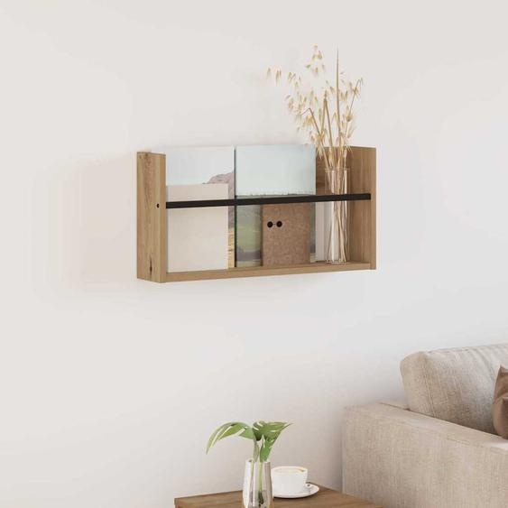 Étagère à magazines Chêne artisanal 60 x 12 x 30 cm