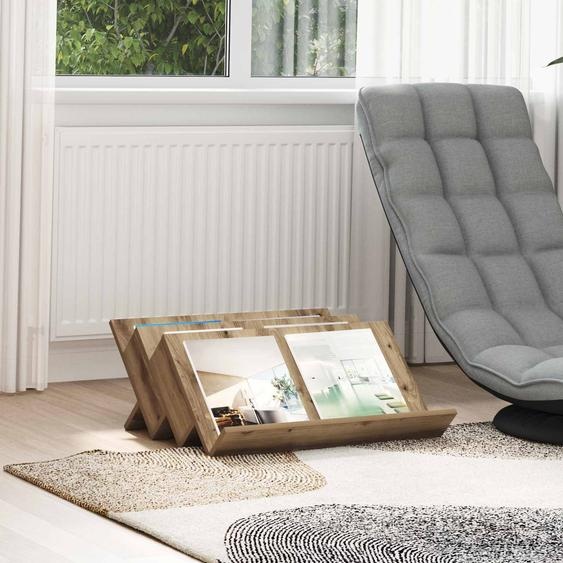 Étagère à magazines Chêne artisanal 65 x 53 x 28,5 cm