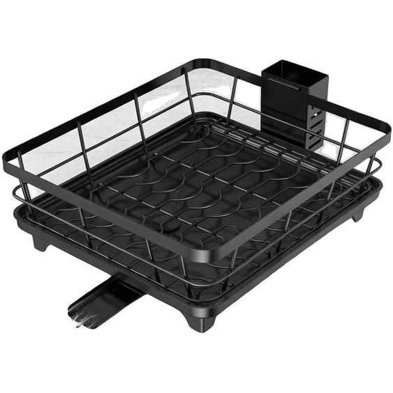 Étagère à vaisselle, design à 2 niveaux, construction écologique, 1 niveau