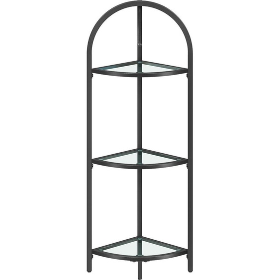 Étagère dangle à 3 niveaux avec tablettes en verre de sécurité