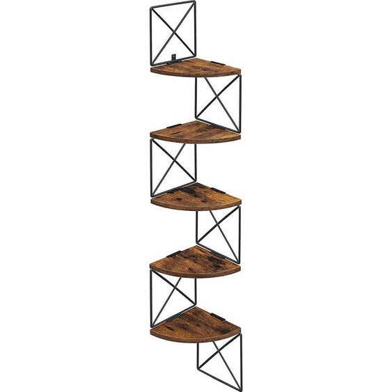 étagère dangle à 5 niveaux - design flottant et mural, capacité de 6 kg