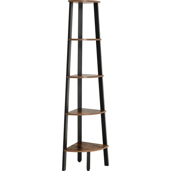 Étagère dangle au design industriel avec 5 tablettes